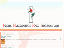 Tablet Screenshot of iesusnazarenusrexiudaeorum.org